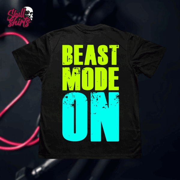 Playera Oversize para GYM "BEAST MODE ON" Colores || GYM