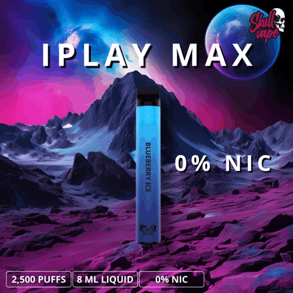 IPLAY Max 0% NIC || 2500 Puffs